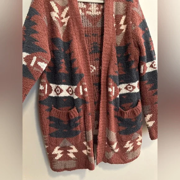 VICI Women’s Aztec Pattern Cardigan Sweater - Picture 3 of 6